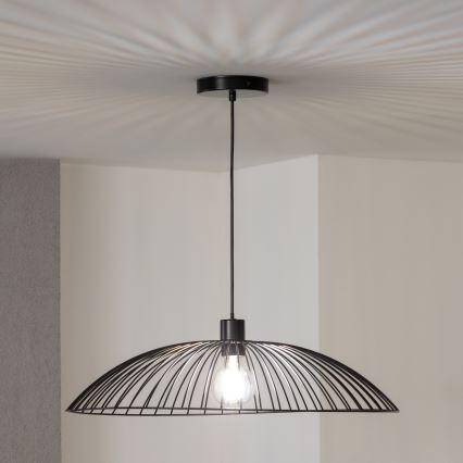 Brilagi - Lampadario LED su cavo CERIA WIRE 1xE27/40W/230V Ø 60 cm nero