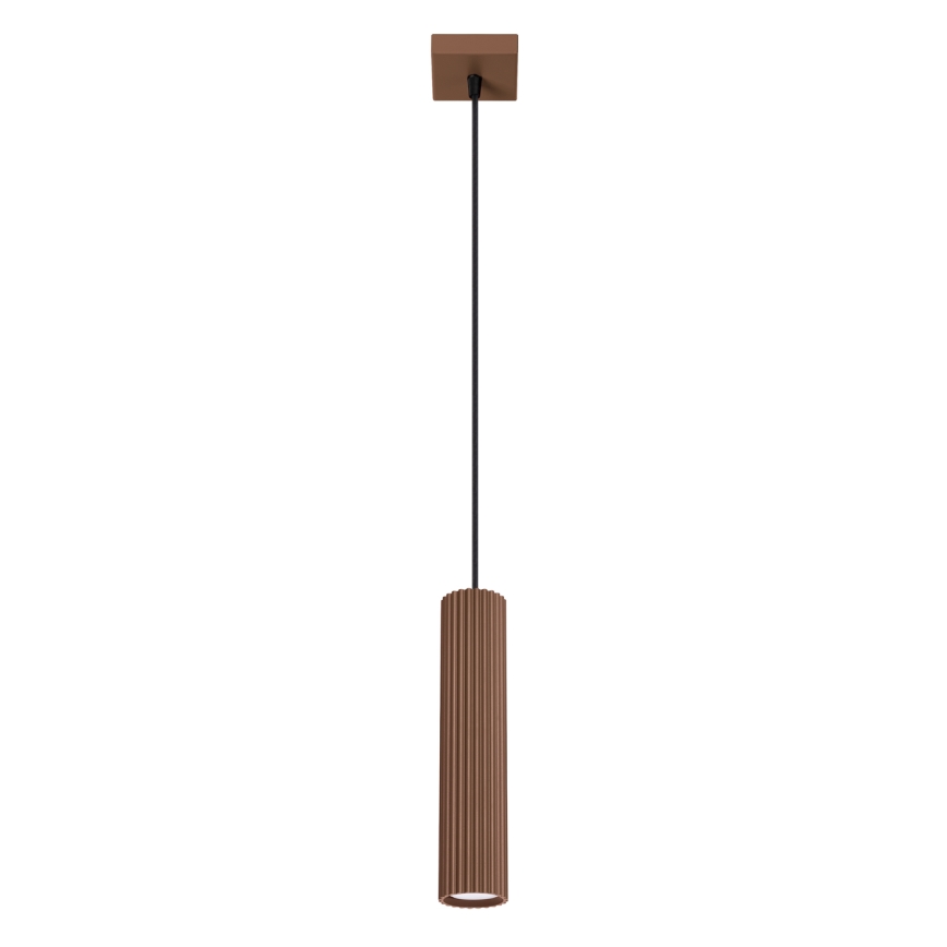 Brilagi - Lampadario LED su cavo CRESTO 1xGU10/10W/230V marrone