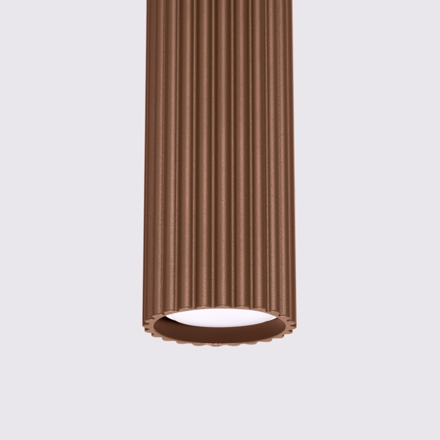 Brilagi - Lampadario LED su cavo CRESTO 1xGU10/10W/230V marrone