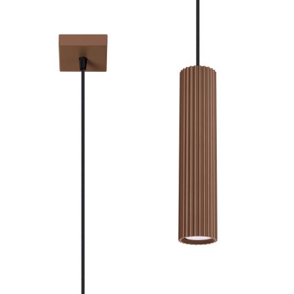 Brilagi - Lampadario LED su cavo CRESTO 1xGU10/10W/230V marrone