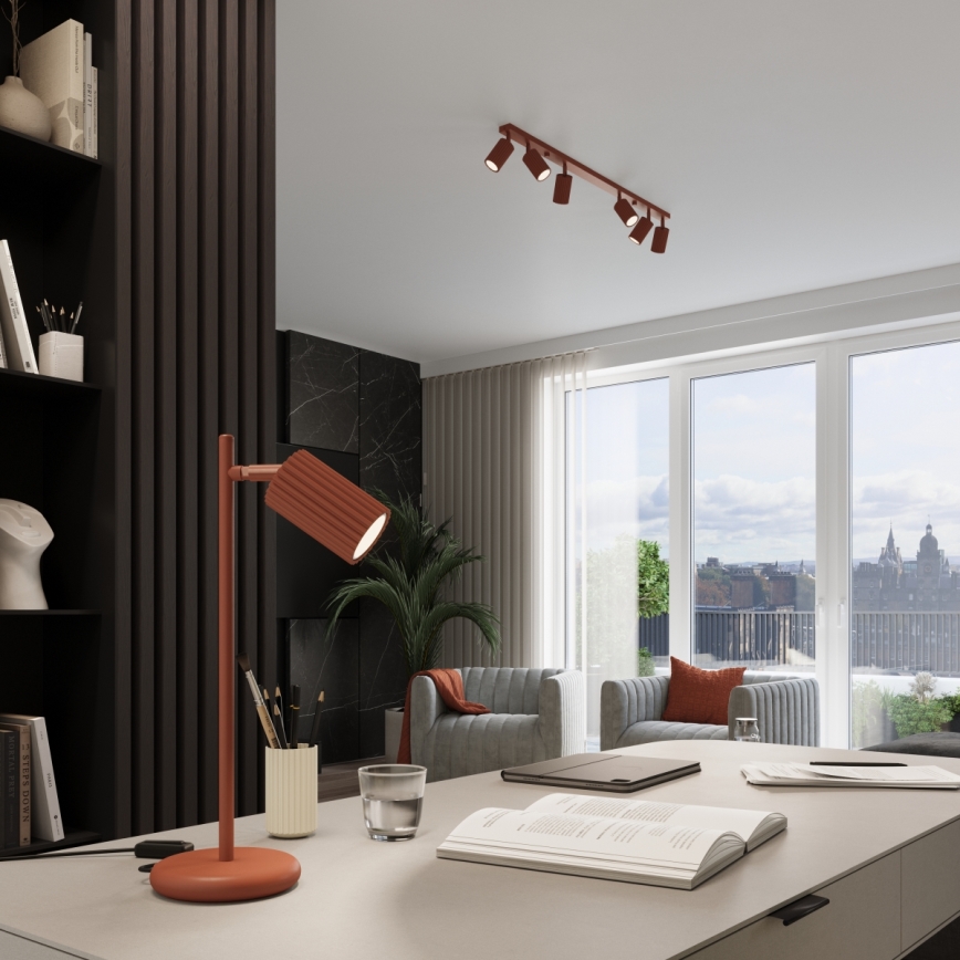 Brilagi - Lampadario LED su cavo CRESTO 1xGU10/10W/230V rosso