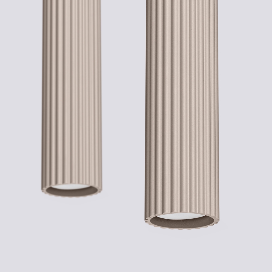 Brilagi - Lampadario LED su cavo CRESTO 2xGU10/10W/230V taupe