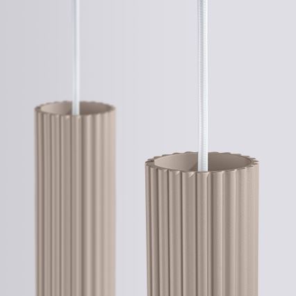 Brilagi - Lampadario LED su cavo CRESTO 2xGU10/10W/230V taupe