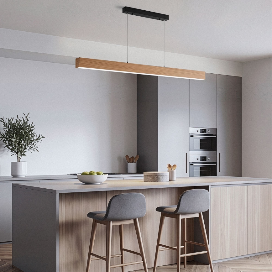 BRILAGI - Lampadario LED su cavo GARDALINE LED/90W/230V rovere