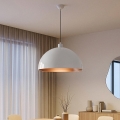 Brilagi - Lampadario LED su cavo METALO 1xE27/40W/230V Ø 60 cm bianco/ramato