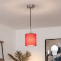 Brilagi - Lampadario LED su cavo NUBILA 1x E27/60W/230V Ø 14 cm nero/rosso