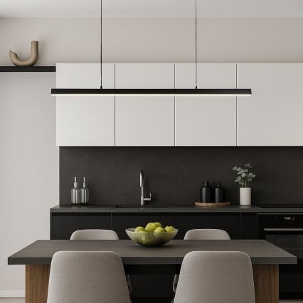 Brilagi - Lampadario LED su cavo PAXIS LED/30W/230V 120 cm nero