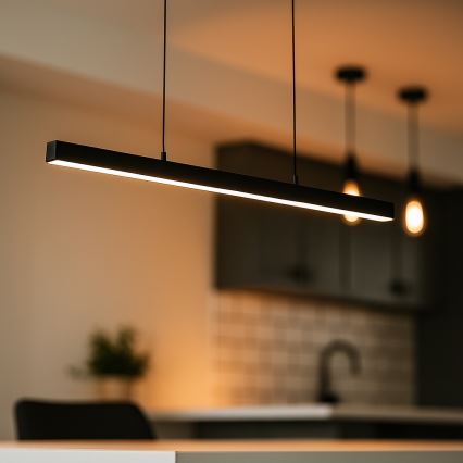 Brilagi - Lampadario LED su cavo PAXIS LED/30W/230V 120 cm nero