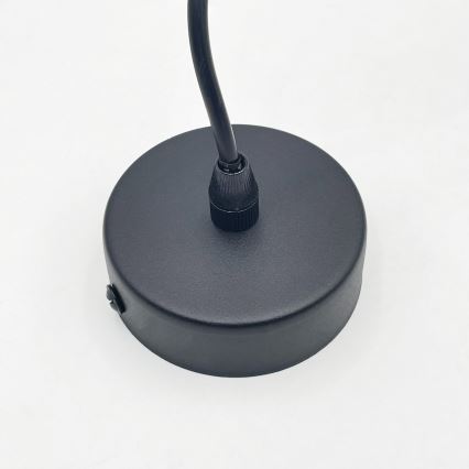 Brilagi - Lampadario LED su cavo RIDDY 1xE27/60W/230V nero