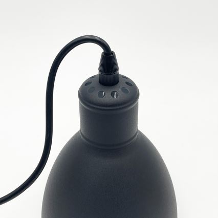 Brilagi - Lampadario LED su cavo RIDDY 1xE27/60W/230V nero