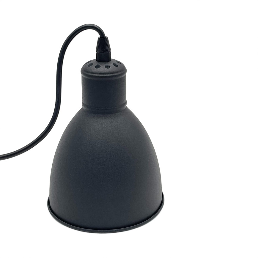 Brilagi - Lampadario LED su cavo RIDDY 1xE27/60W/230V nero