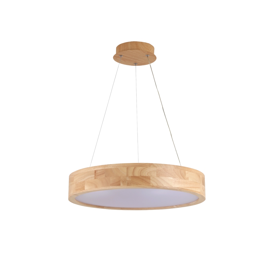 Brilagi - Lampada a sospensione LED su cavo FALCON WOOD LED/30W/230V 3000/4000/6000K Ø 45 cm legno