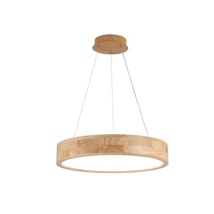 Brilagi - Lampada a sospensione LED su cavo FALCON WOOD LED/30W/230V 3000/4000/6000K Ø 45 cm legno