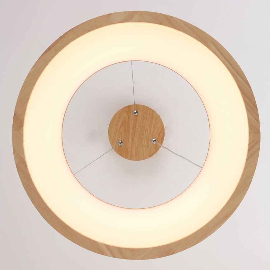 Brilagi - Lampada a sospensione LED su cavo FALCON WOOD LED/30W/230V 3000/4000/6000K Ø 45 cm legno