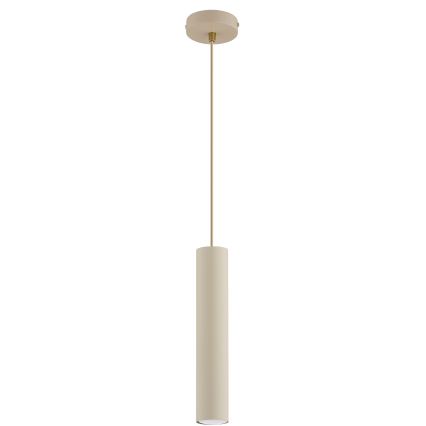 Brilagi - Lampadario sospeso a cavo TUBE 1xGU10/15W/230V beige/oro