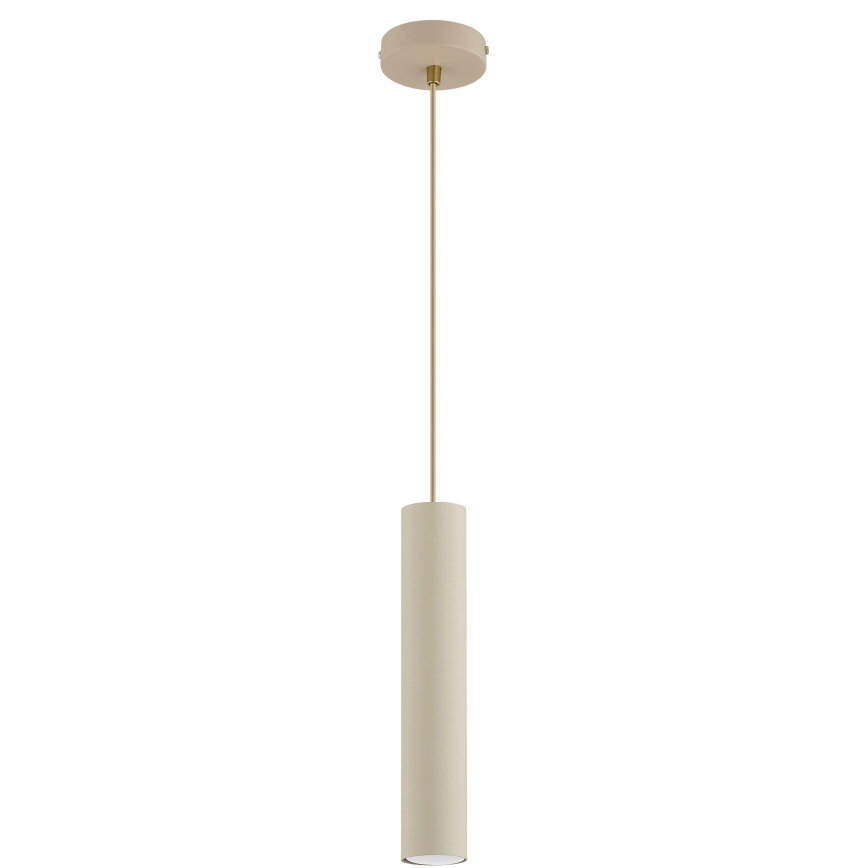 Brilagi - Lampadario sospeso a cavo TUBE 1xGU10/15W/230V beige/oro