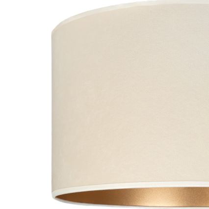 Brilagi - Lampadario sospeso a cavo VELVET 1xE27/60W/230V Ø 40 cm crema/oro