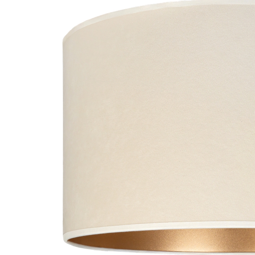 Brilagi - Lampadario sospeso a cavo VELVET 1xE27/60W/230V Ø 40 cm crema/oro