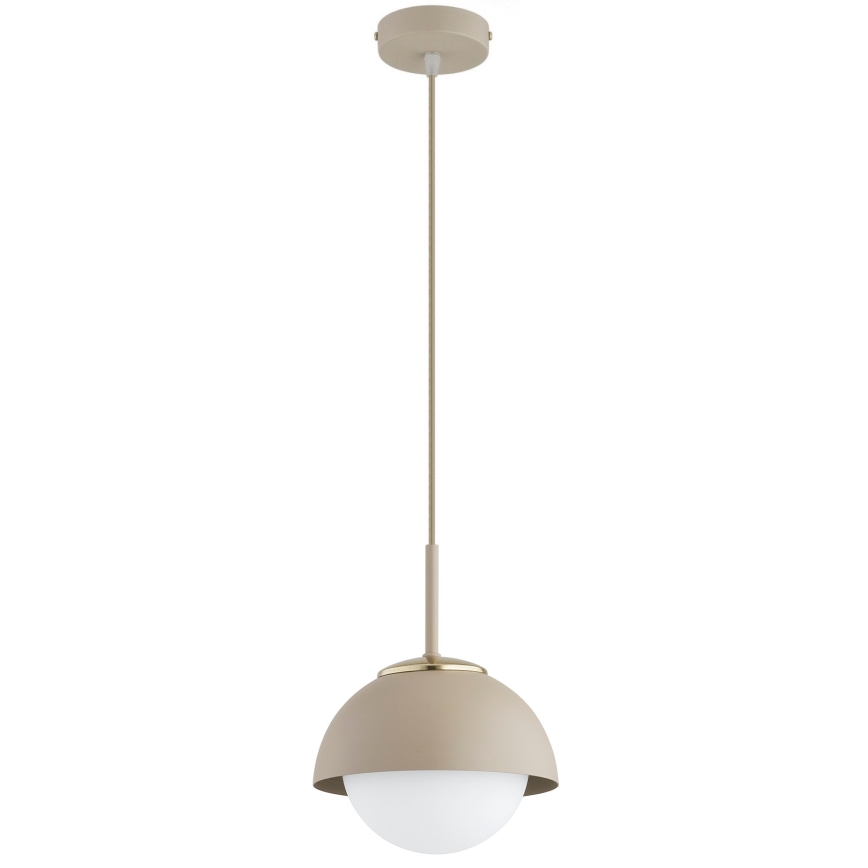 Brilagi - Lampadario sospeso con cavo COSMO 1xE27/60W/230V Ø 18 cm beige/oro