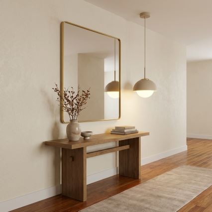 Brilagi - Lampadario sospeso con cavo COSMO 1xE27/60W/230V Ø 18 cm beige/oro