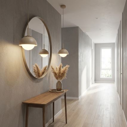 Brilagi - Lampadario sospeso con cavo COSMO 1xE27/60W/230V Ø 18 cm beige/oro