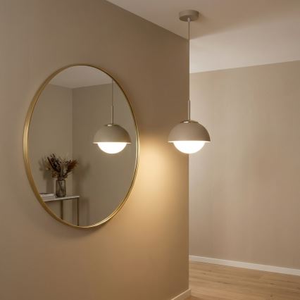 Brilagi - Lampadario sospeso con cavo COSMO 1xE27/60W/230V Ø 18 cm beige/oro