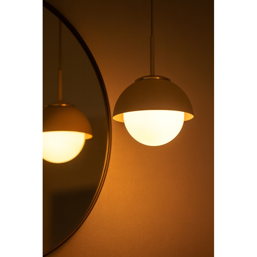 Brilagi - Lampadario sospeso con cavo COSMO 1xE27/60W/230V Ø 18 cm beige/oro