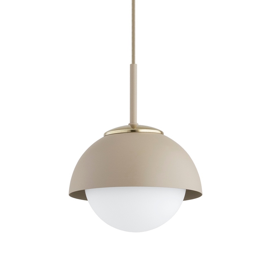 Brilagi - Lampadario sospeso con cavo COSMO 1xE27/60W/230V Ø 18 cm beige/oro