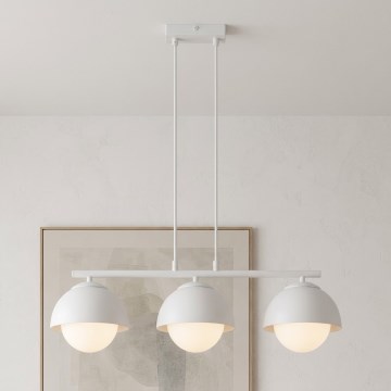 BRILAGI - Lampadario sospeso con cavo COSMO 3xE27/60W/230V bianco