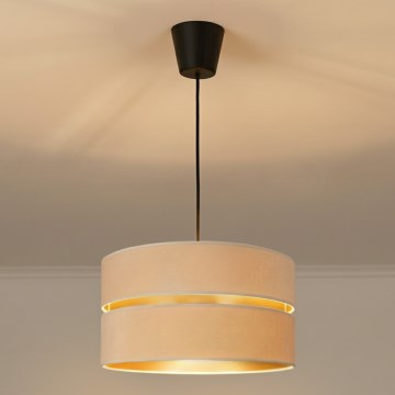 Brilagi - Lampadario sospeso con cavo DUO-DUO, 1xE27/60W/230V, Ø 40 cm, crema/oro