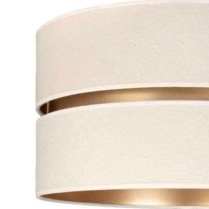 Brilagi - Lampadario sospeso con cavo DUO-DUO, 1xE27/60W/230V, Ø 40 cm, crema/oro