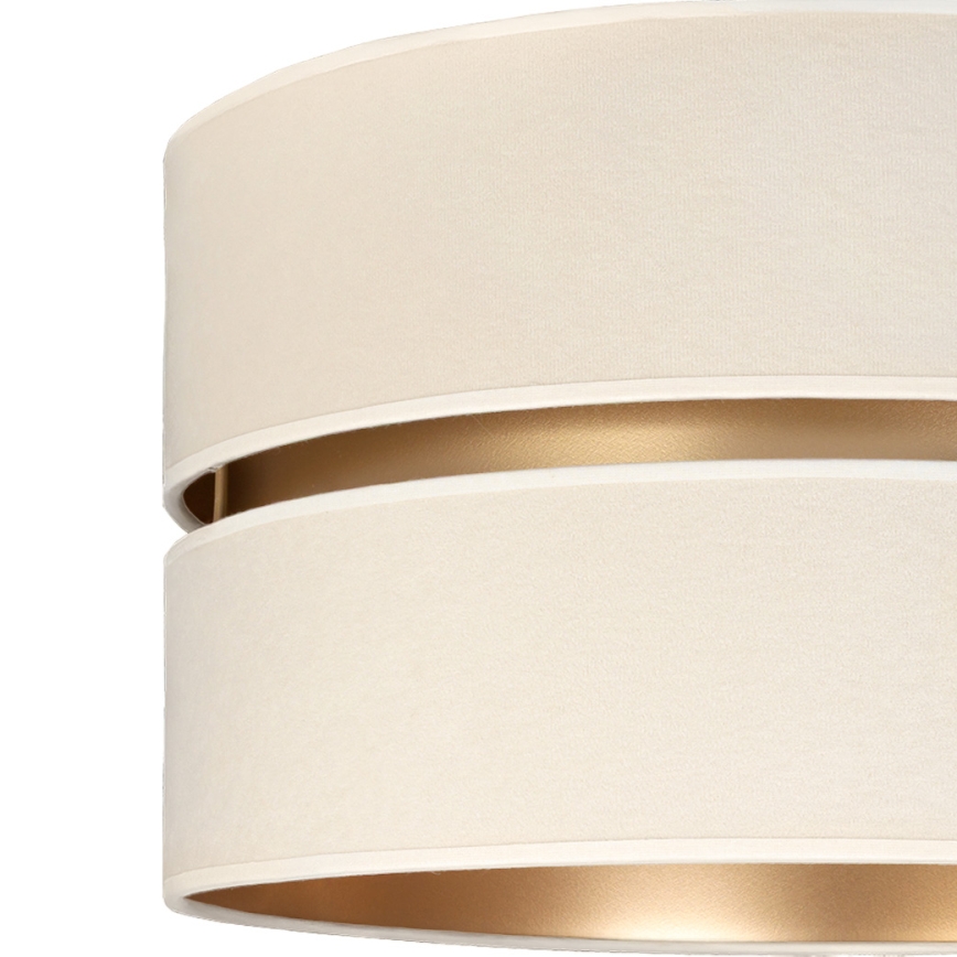 Brilagi - Lampadario sospeso con cavo DUO-DUO, 1xE27/60W/230V, Ø 40 cm, crema/oro