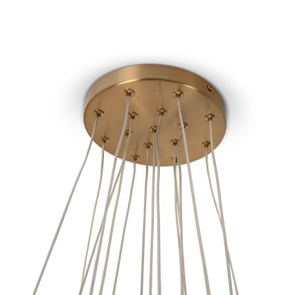 Brilagi - Lampadario sospeso con cavo GLOBE 15xE14/15W/230V bianco