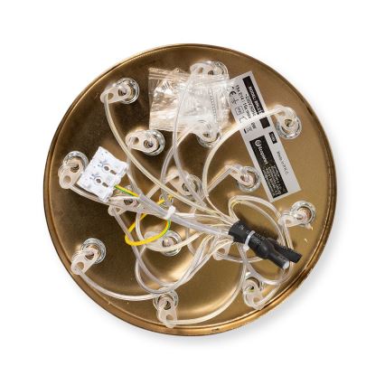 Brilagi - Lampadario sospeso con cavo GLOBE 15xE14/15W/230V bianco