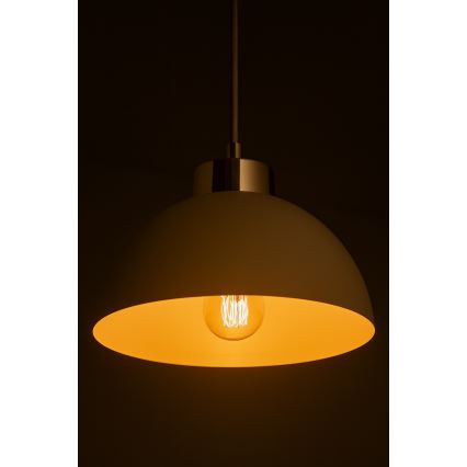 Brilagi - Lampadario sospeso con cavo MOON 1xE27/60W/230V Ø 18 cm beige/oro