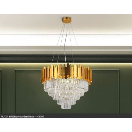 Brilagi - Lampadario sospeso con cavo PLAZA 9xE14/40W/230V
