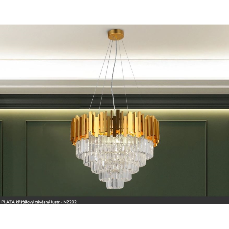 Brilagi - Lampadario sospeso con cavo PLAZA 9xE14/40W/230V