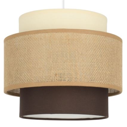 Brilagi - Lampadario sospeso con cavo RESNA 3xE27/60W/230V Ø 45 cm beige/nero