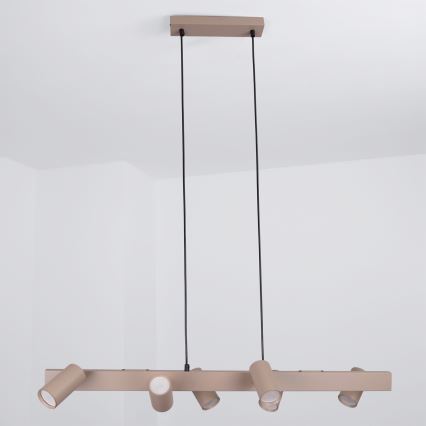 BRILAGI - Lampadario sospeso con cavo SELE 6xGU10/30W/230V beige