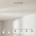 Brilagi - Lampadario sospeso con cavo SELE 6xGU10/30W/230V bianco