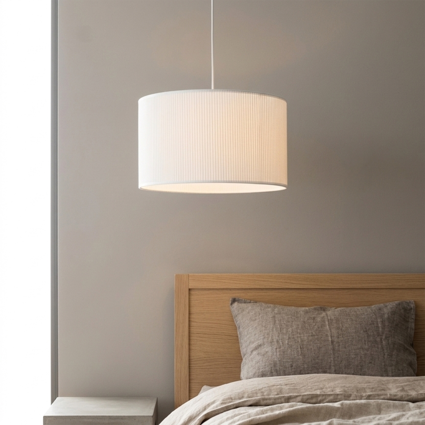 Brilagi - Lampadario sospeso con cavo SIRIJA MODERN 1xE27/60W/230V Ø 35 cm bianco