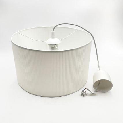 Brilagi - Lampadario sospeso con cavo SIRIJA MODERN 1xE27/60W/230V Ø 35 cm bianco