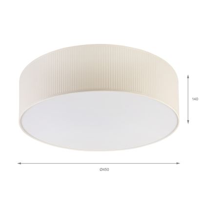 Brilagi - Lampadario sospeso con cavo SIRIJA MODERN 1xE27/60W/230V Ø 35 cm bianco