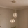 Brilagi - Lampadario sospeso con cavo STELLA 2xE27/60W/230V beige/oro