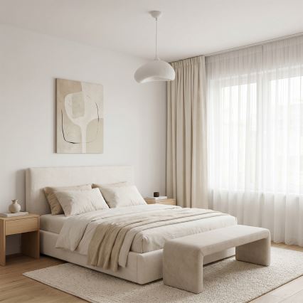 Brilagi - Lampadario sospeso con cavo WABI SABI 1xE27/40W/230V Ø 32 cm bianco
