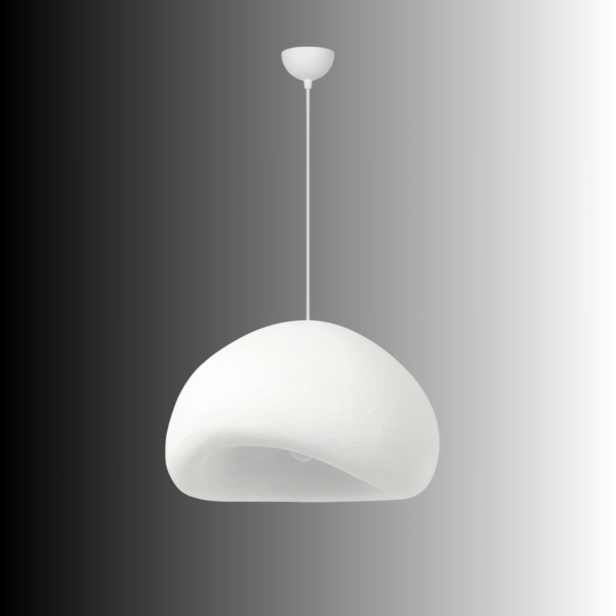 Brilagi - Lampadario sospeso con cavo WABI SABI 1xE27/40W/230V Ø 50 cm bianco