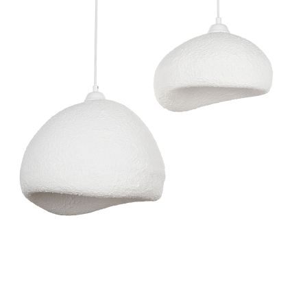 Brilagi - Lampadario sospeso con cavo WABI SABI 2xE27/40W/230V Ø 70 cm bianco