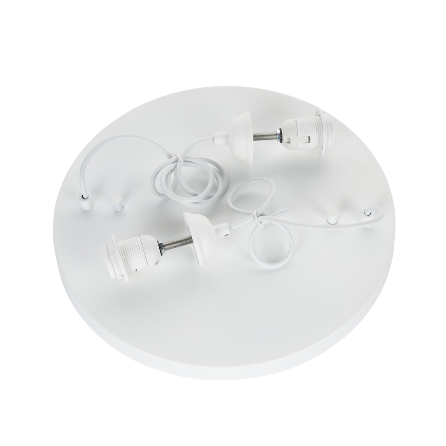Brilagi - Lampadario sospeso con cavo WABI SABI 2xE27/40W/230V Ø 70 cm bianco