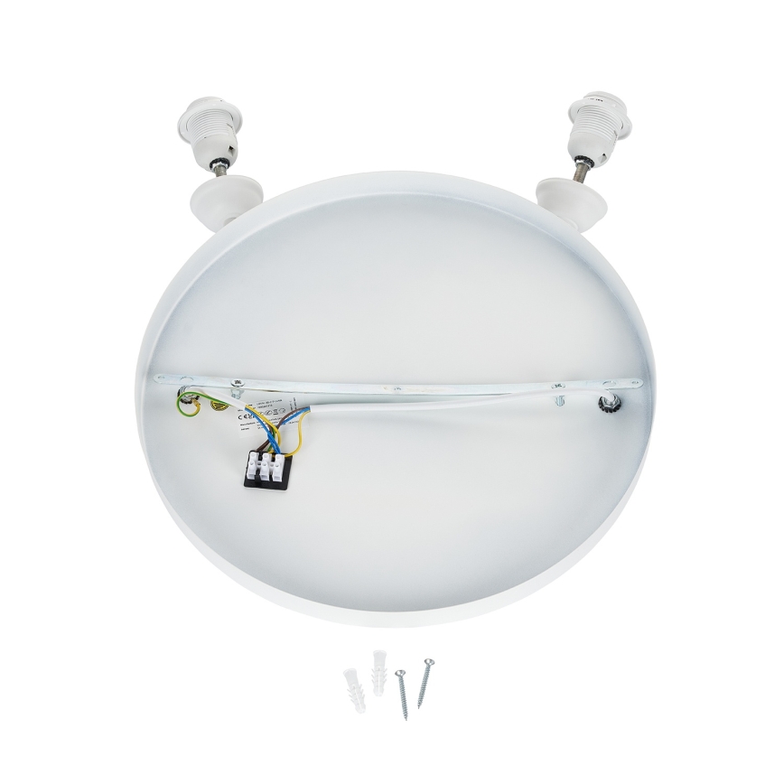 Brilagi - Lampadario sospeso con cavo WABI SABI 2xE27/40W/230V Ø 70 cm bianco