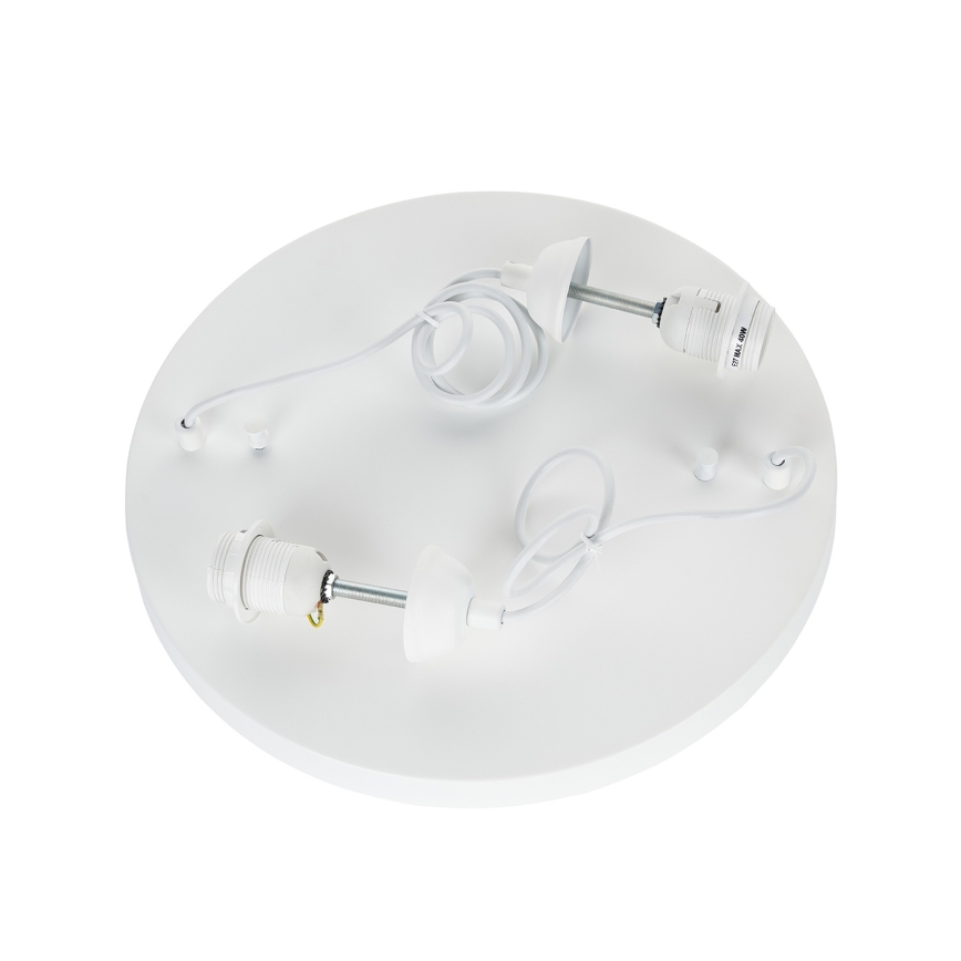 Brilagi - Lampadario sospeso con cavo WABI SABI 2xE27/40W/230V Ø 74 cm bianco